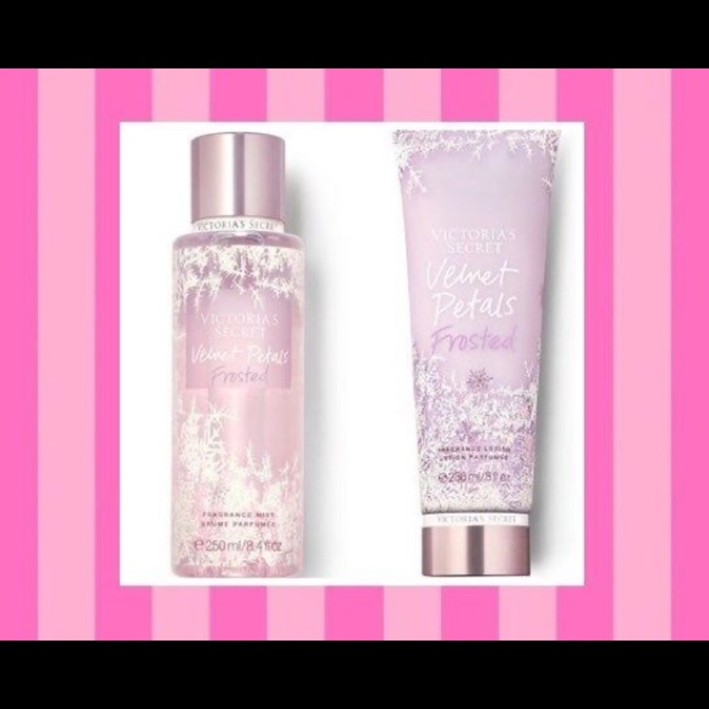 Victoria Secret Velvet Petals Frosted Set
